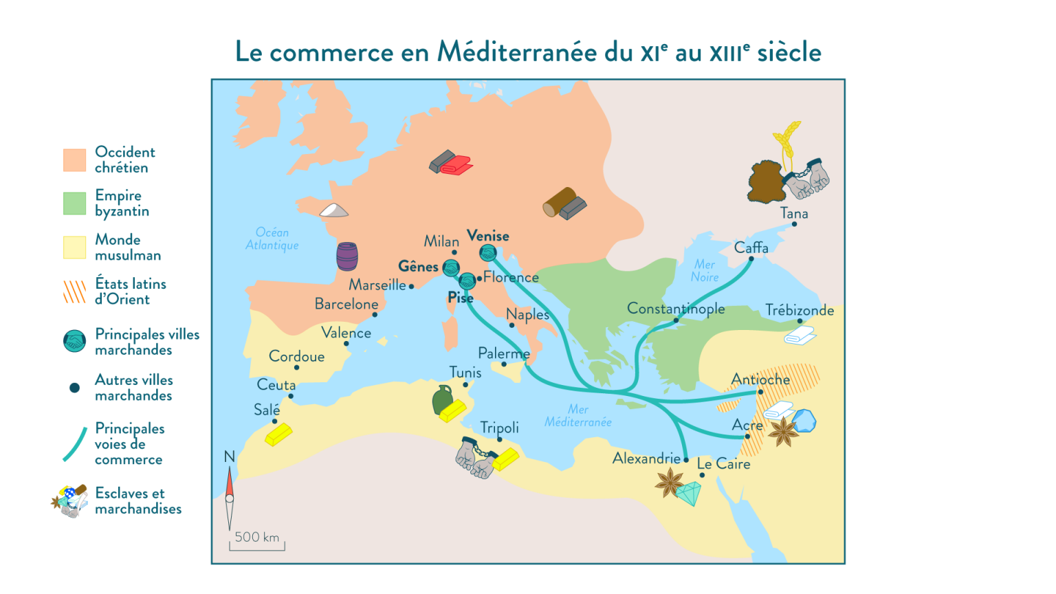 2 La Méditerranée Médiévale Des Espaces Déchanges Et De Conflits
